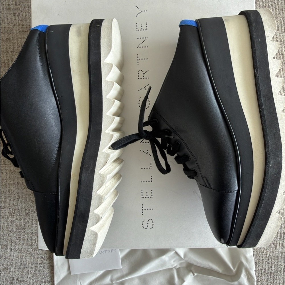 Stella McCartney Black and Blue Women's Platform Shoes